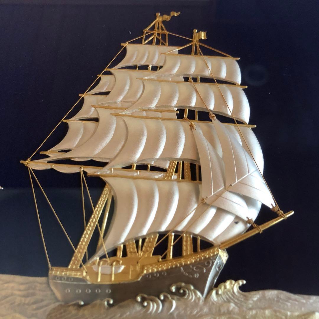c*s様 金属製 帆船 工芸品