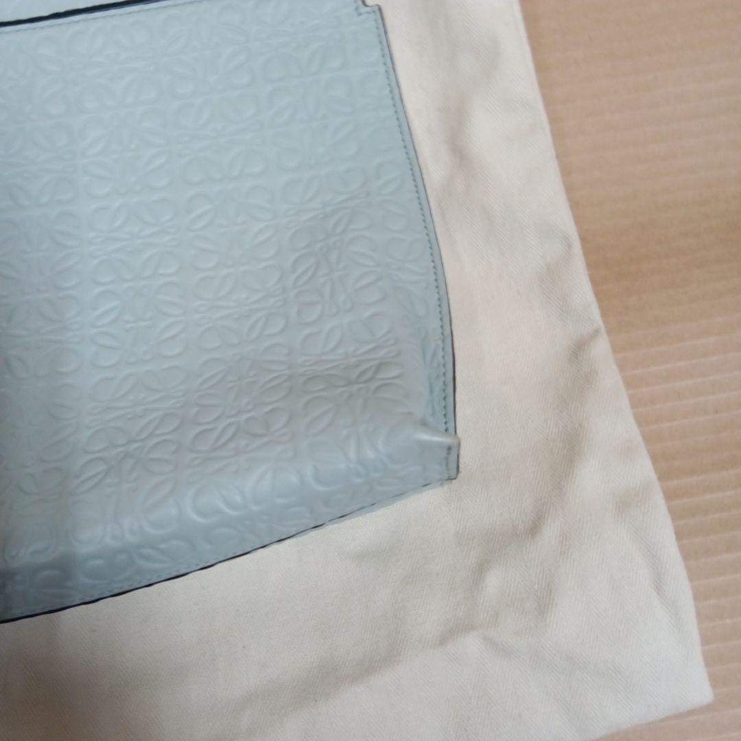 ★LOEWEロエベ リピートアナグラム 総柄 Tポーチ クラッチバッグ保存袋付き