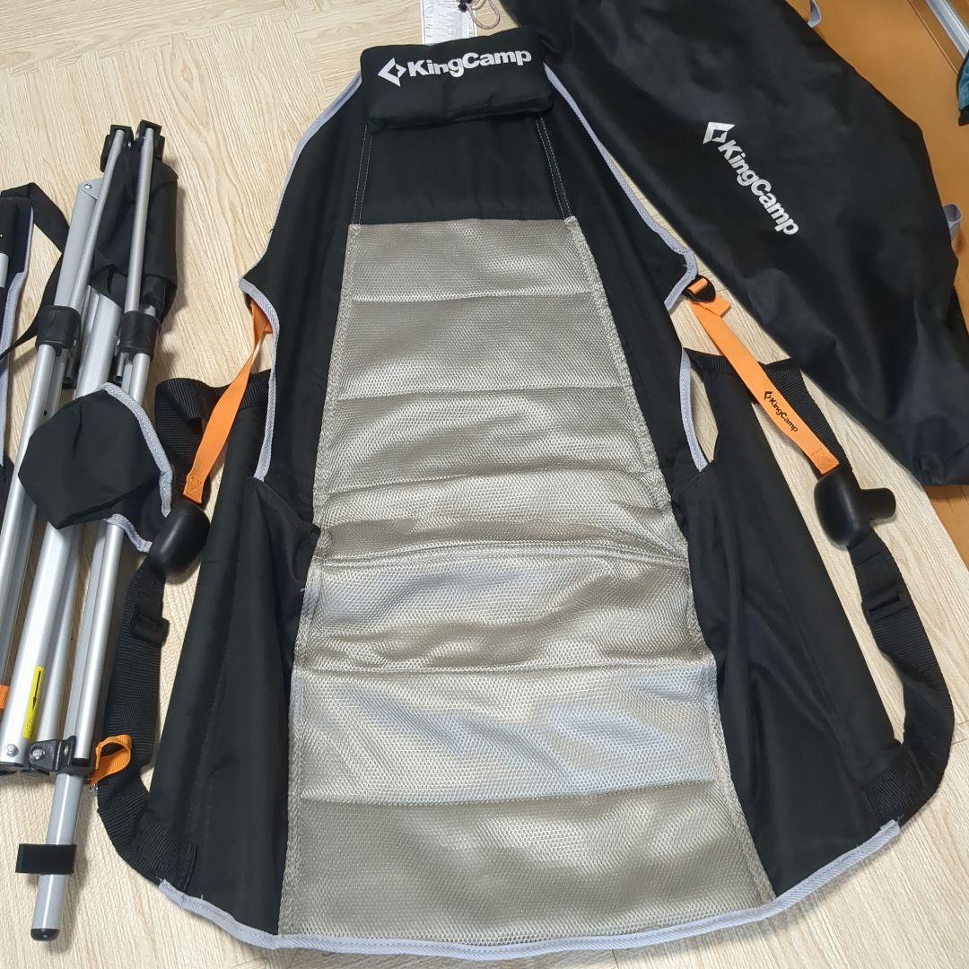 美品　KingCamp ゆらゆらハンモックチェア　フットレスト付き