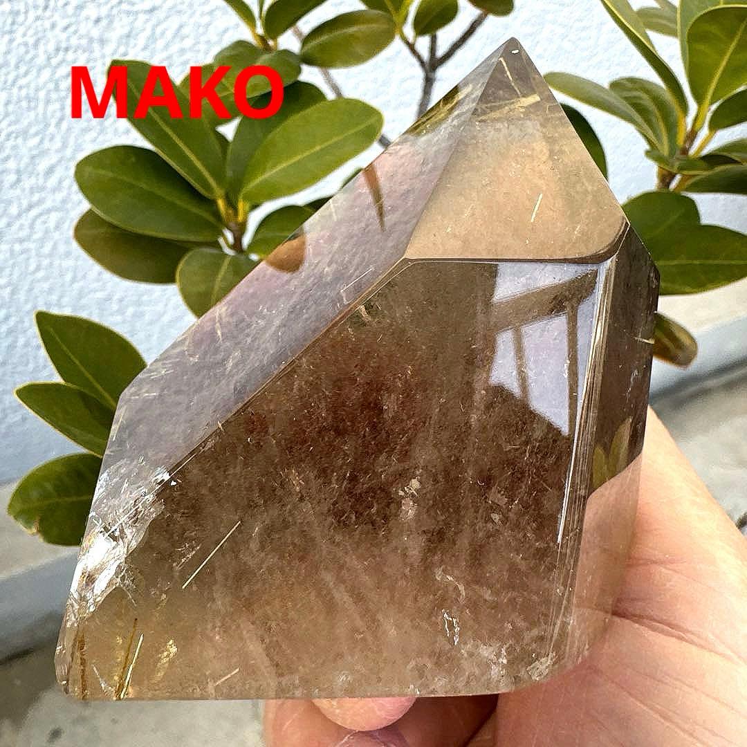 M1883☆ルチルクォーツ原石363g☆天然石　原石☆N20726-A