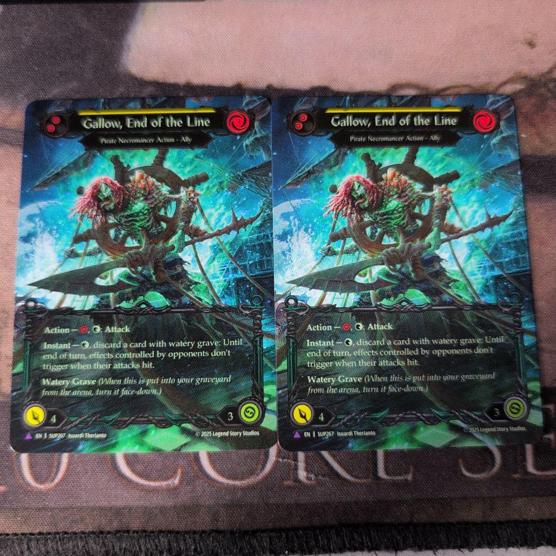 FaB 航海の終点、ガロウ 英語版　Marvel　2枚セット