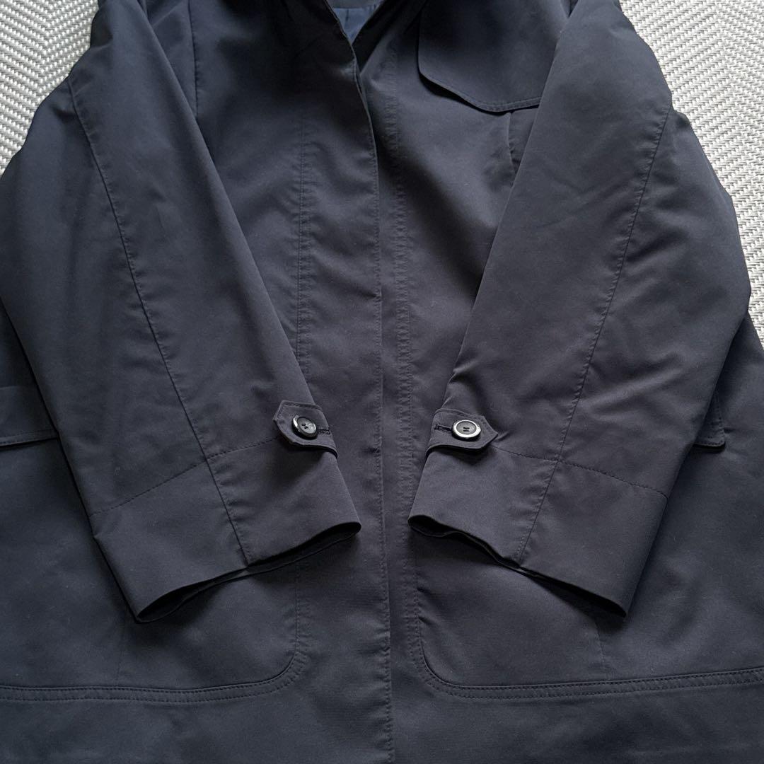 極美品 レリアン 現行モデル モッズコート フード ネイビー 大きいサイズ3XL