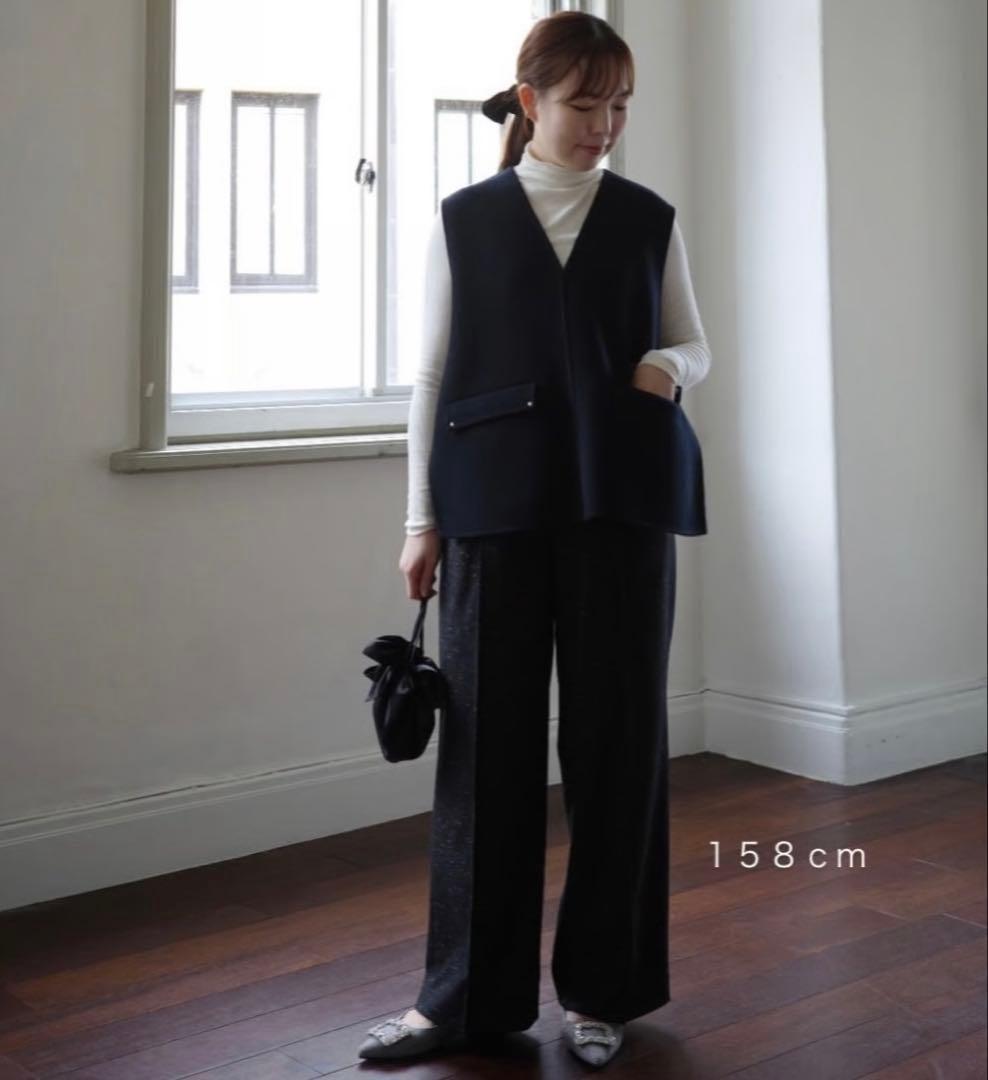 OHGA オーガ WOOL VEST ウール ベスト ブラック 新品 タグ付き