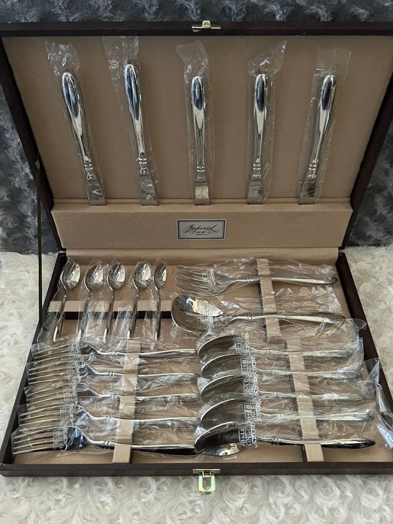 【専用】アズマ　カトラリーセット　インペリアル 18-18ディナーセット　22本