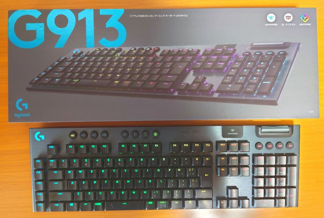 Logitech G913 ワイヤレスメカニカルキーボード