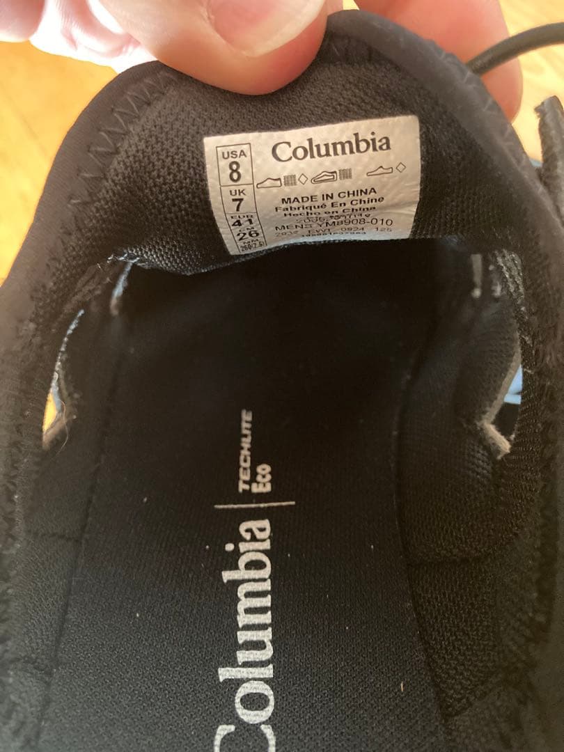 Colombia スライブリバイブシャンダル　ブラック　26cm