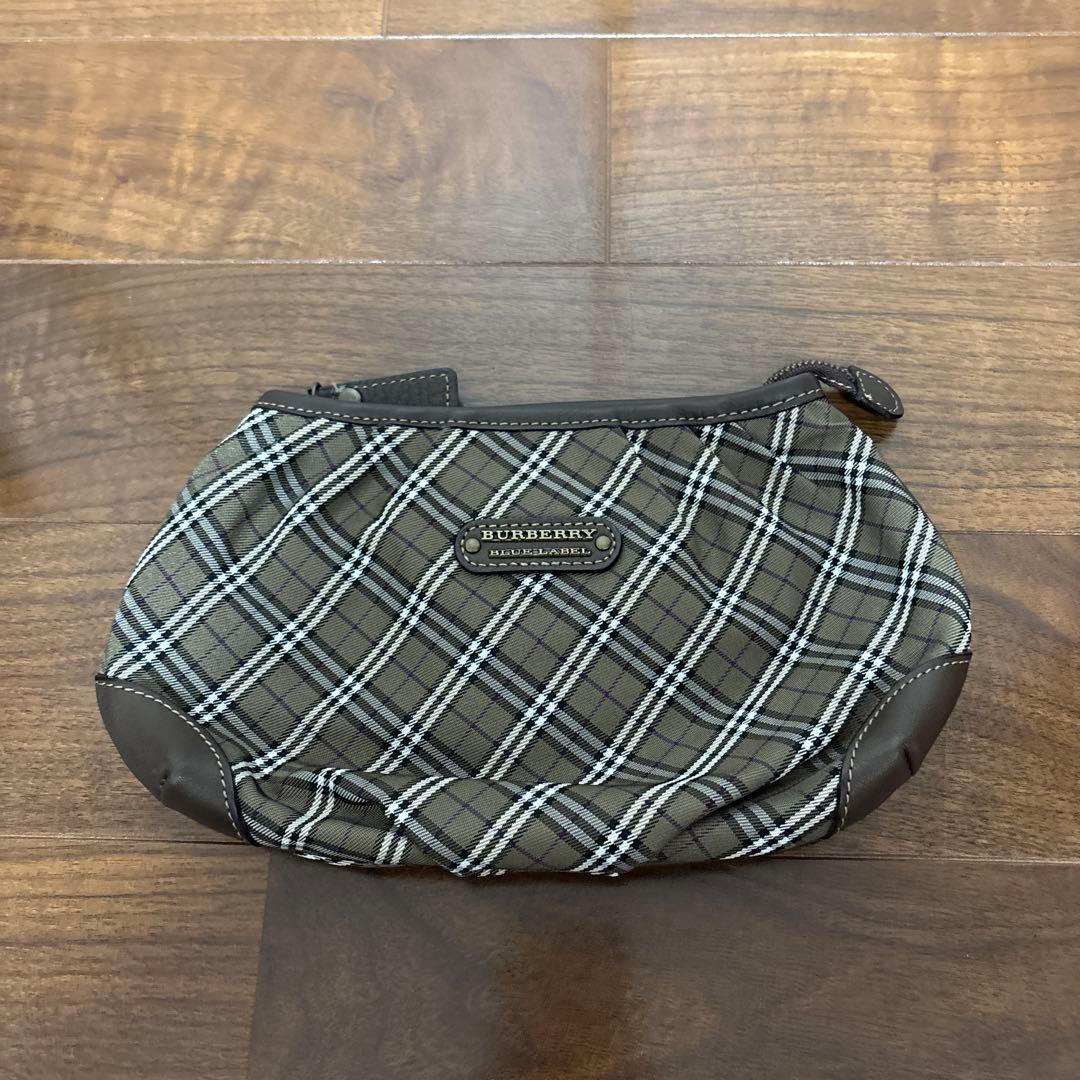 BURBERRY チェック柄 クラッチバッグ