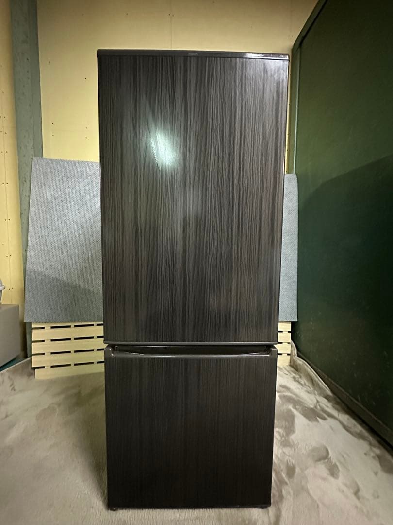 ブラック 2ドア 冷蔵庫 上下二段式