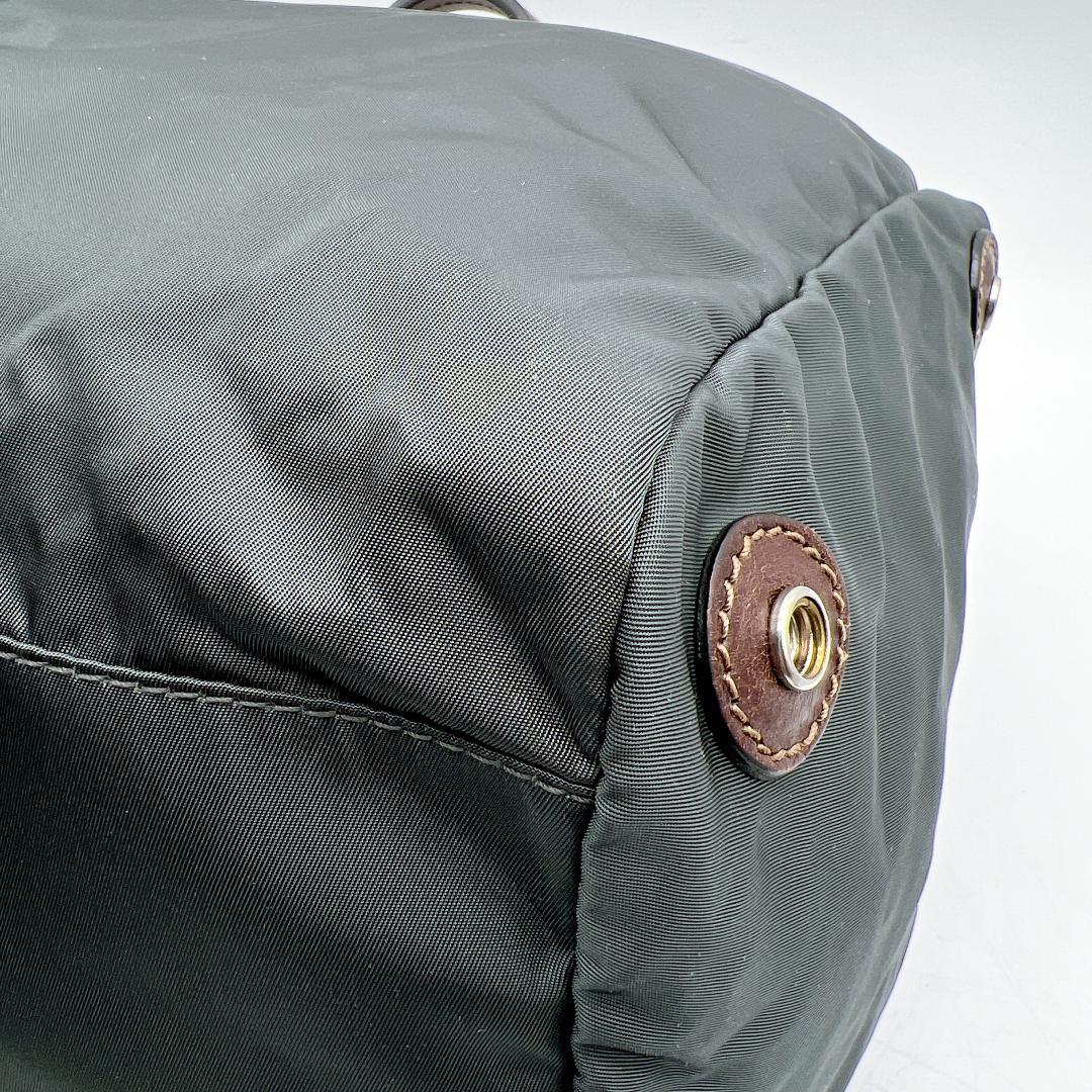 タグ付き 極美品 ダニエル&ボブ　2WAYバッグ　ナイロン　レザー　f387