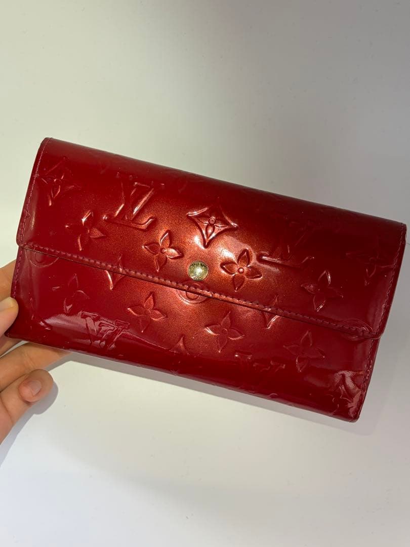 LOUIS VUITTON モノグラム　ヴェルニ　長財布