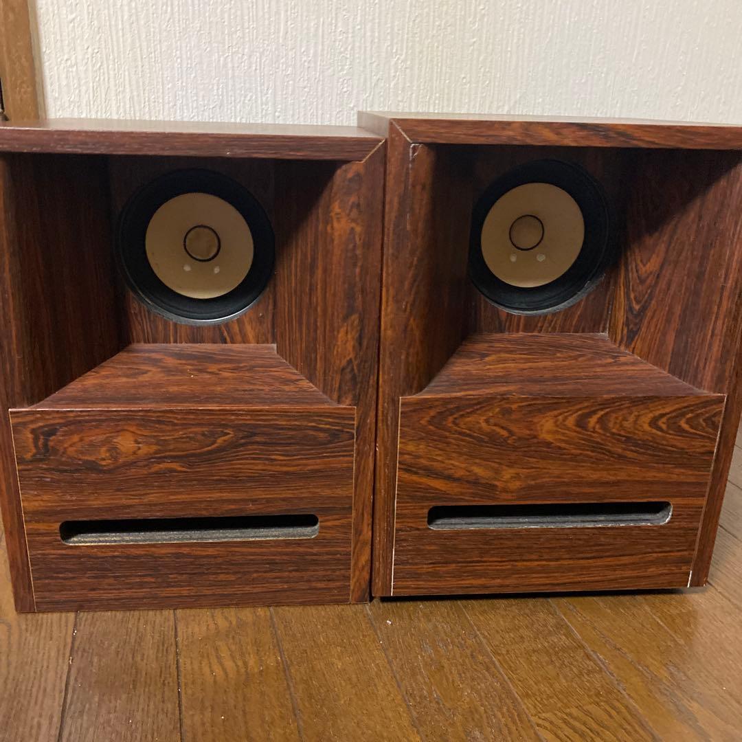 ウッド仕上げ バックロードホーンスピーカー ペア