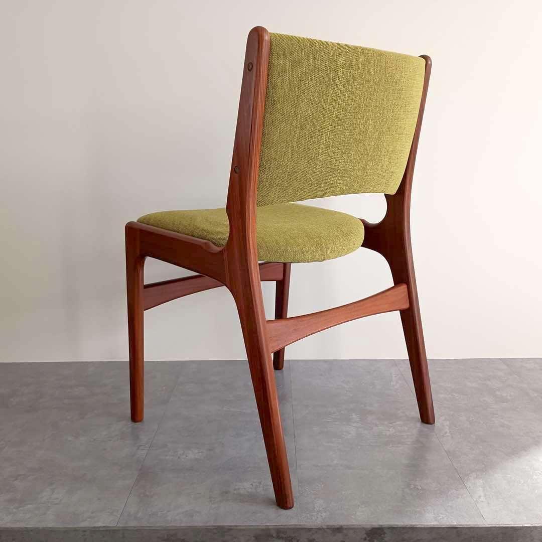 北欧ビンテージ エリックバック ダイニングチェア