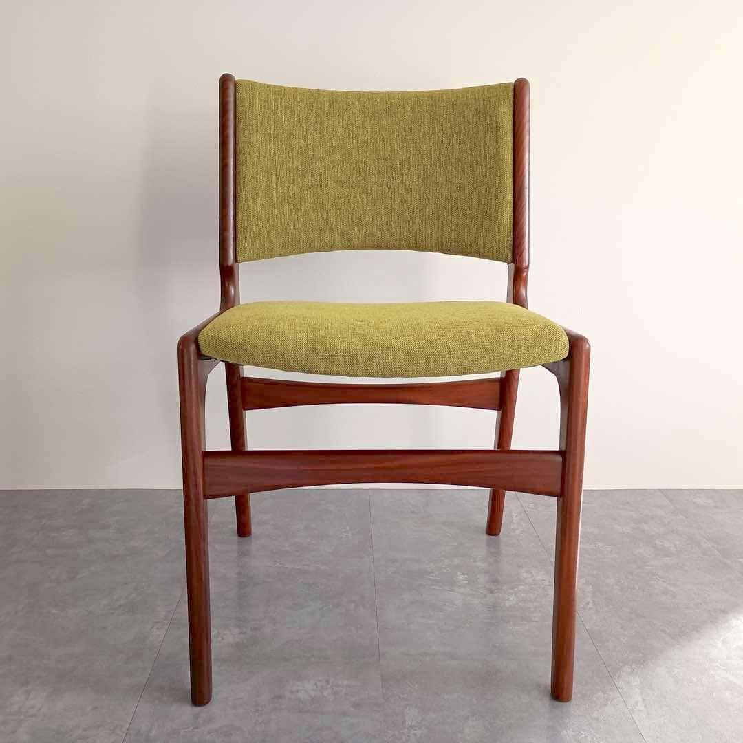 北欧ビンテージ エリックバック ダイニングチェア