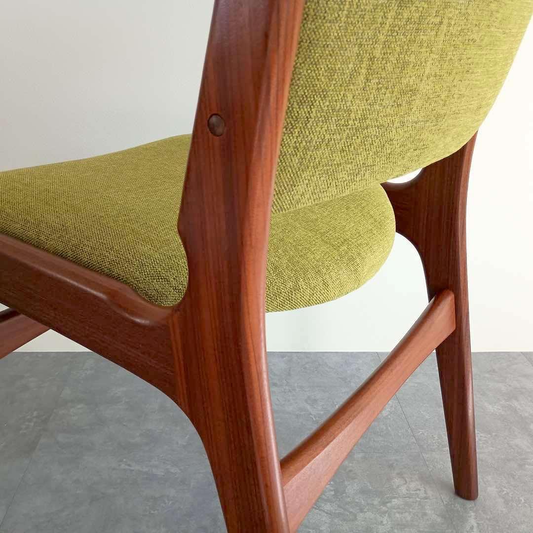 北欧ビンテージ エリックバック ダイニングチェア