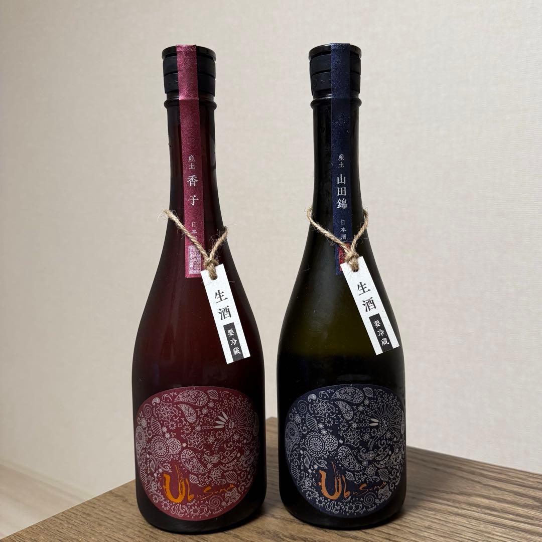 産土香子 四農釀、產土山田錦 二農釀　呑みくらべ　２本セット