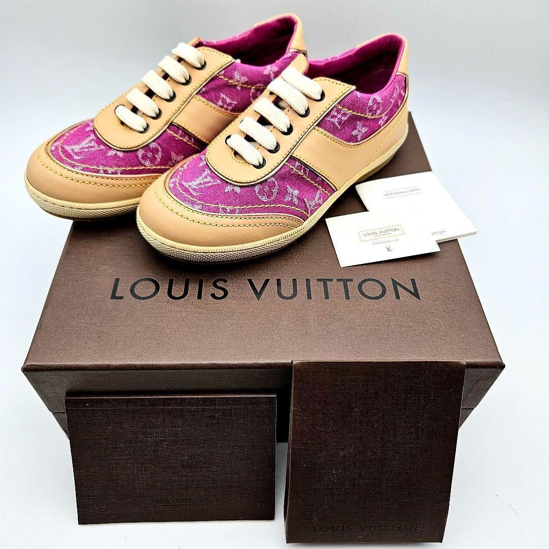 【未使用】LOUIS VUITTON モノグラム ジュニア スニーカー〈206〉