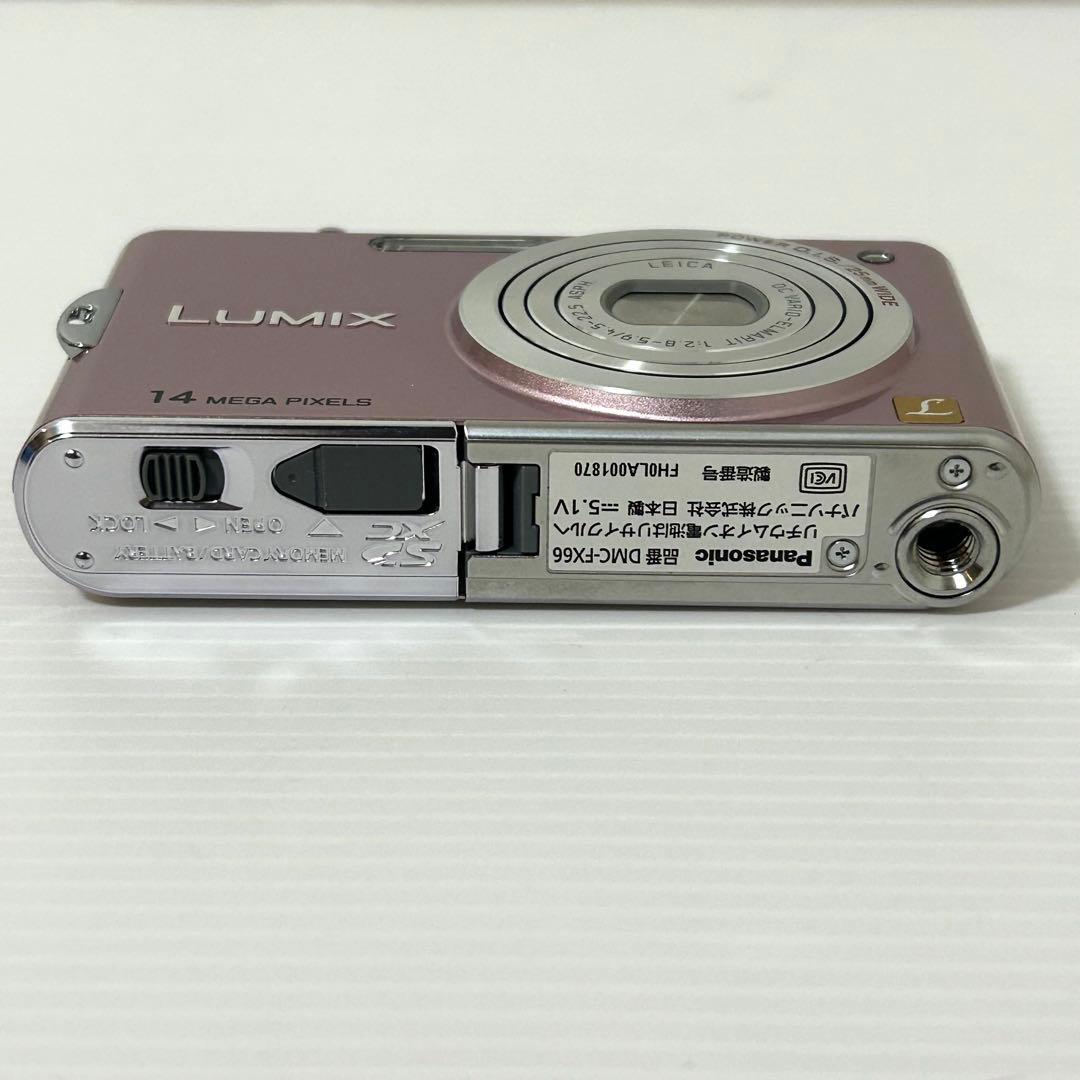 【美品】 パナソニック LUMIX DMC-FX66 コンパクトデジタルカメラ