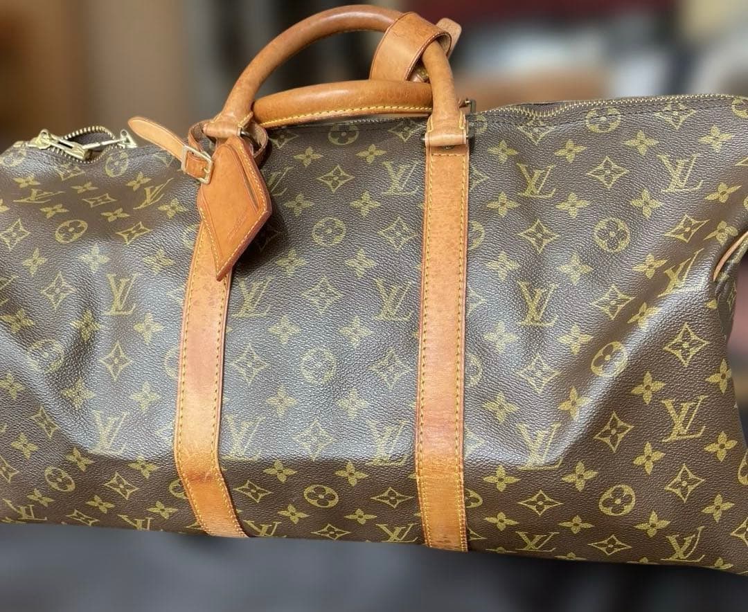 ルイヴィトン　旅行バッグ　モノグラム　キーポル