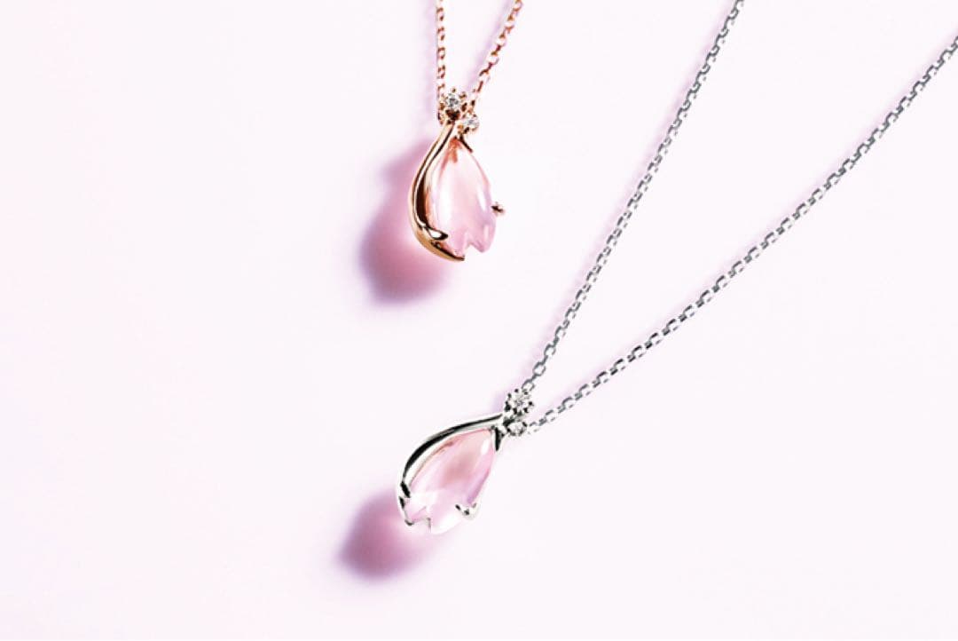 STAR JEWELRY SAKURA K10PPG ネックレス