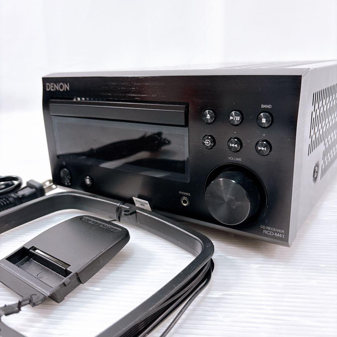 【極美品】DENON デノン RCD-M41 CDレシーバー Bluetooth