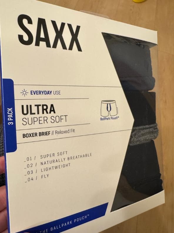 【未使用】SAXX ULTRA SUPER SOFT L 3PACK