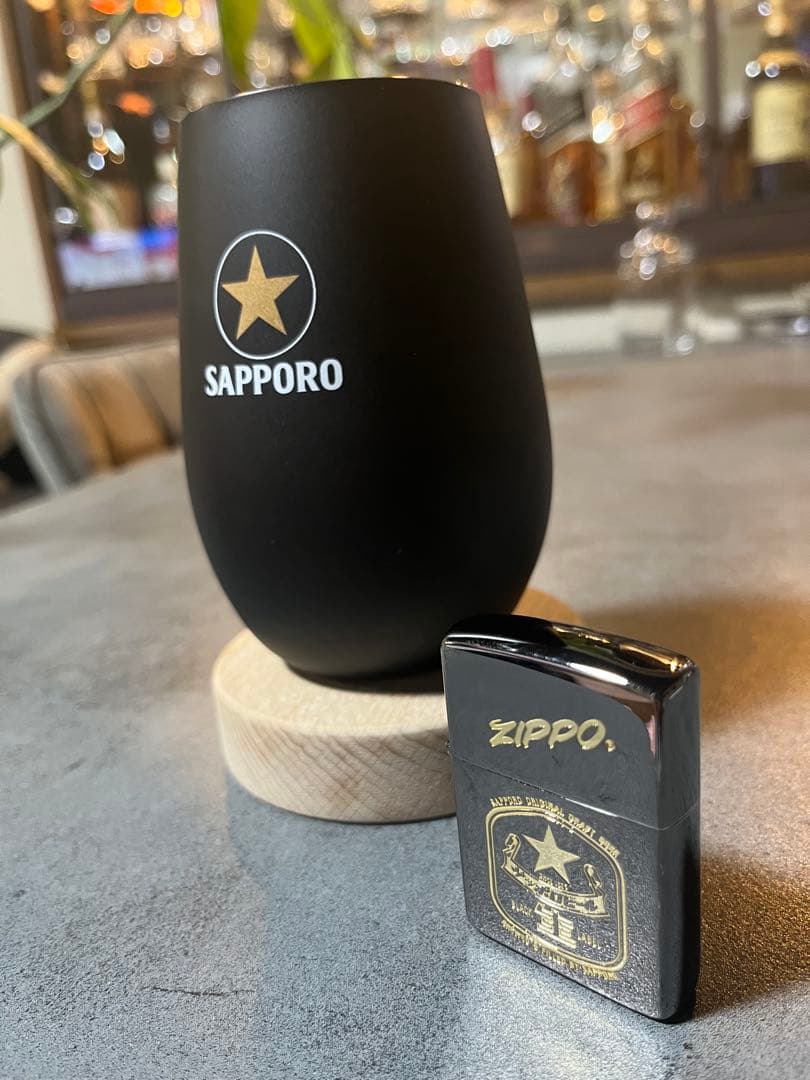 サッポロ黒ラベル　タンブラー　zippo