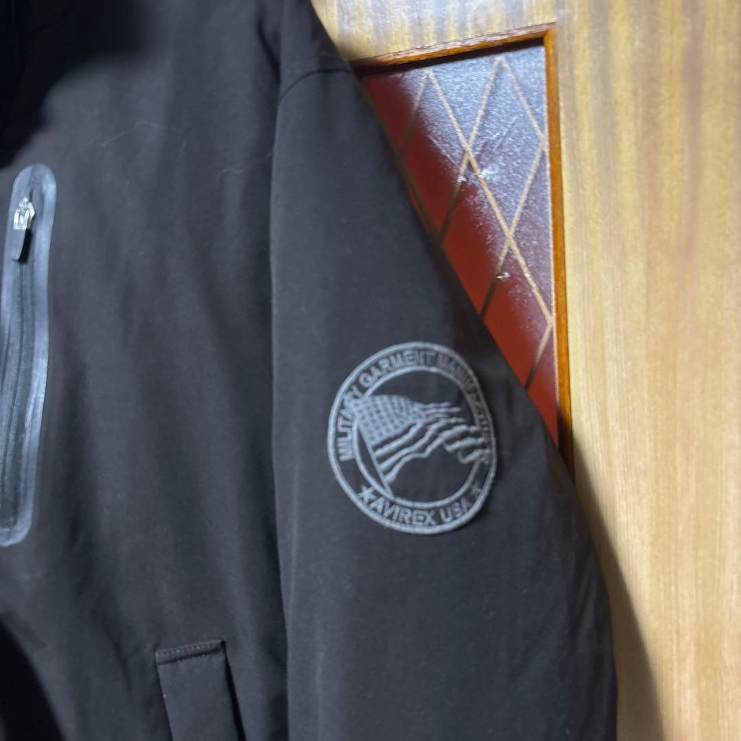 AVIREX ダウン ブラック XL 美品