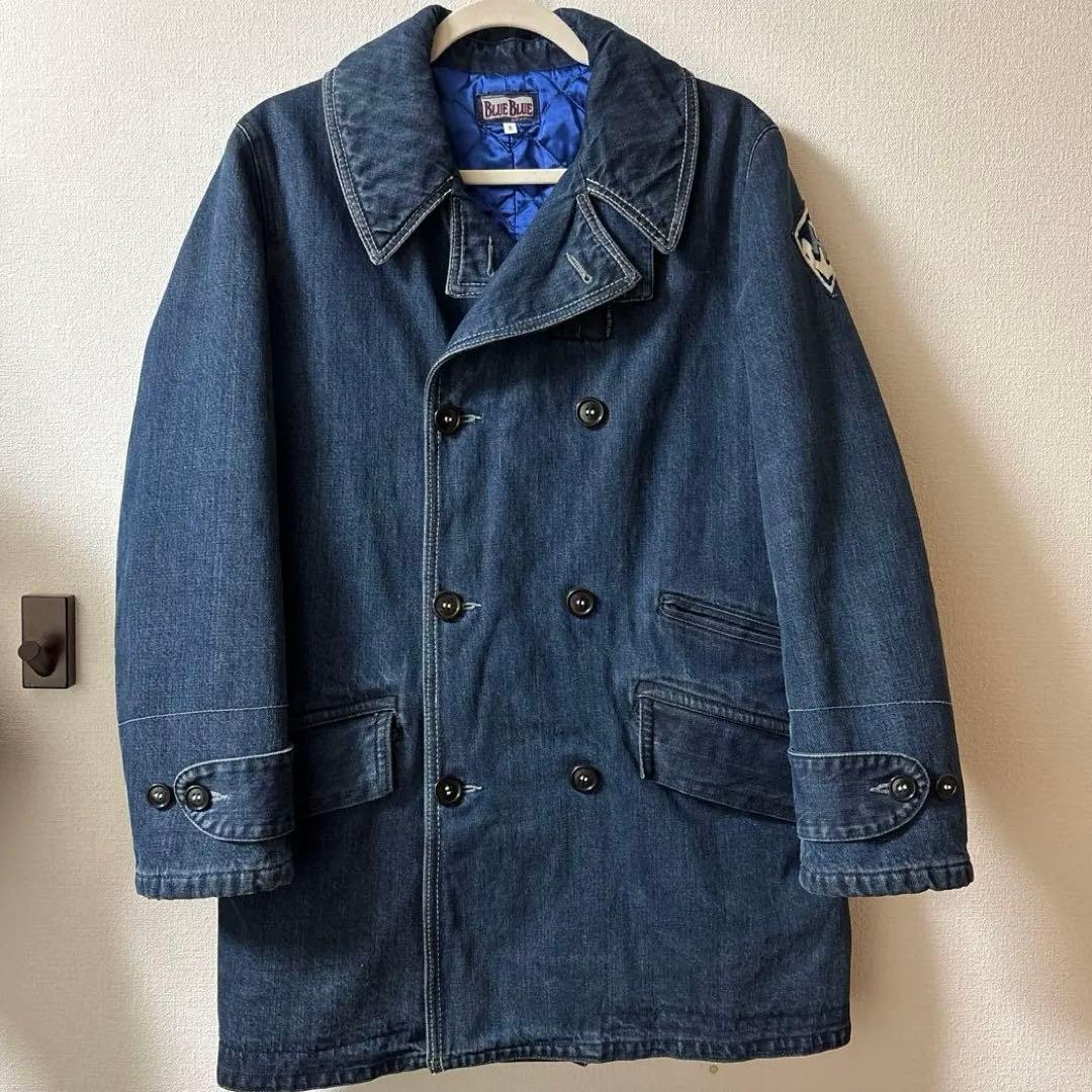 【交渉可】BLUE BLUE デニム ピーコート サイズ3