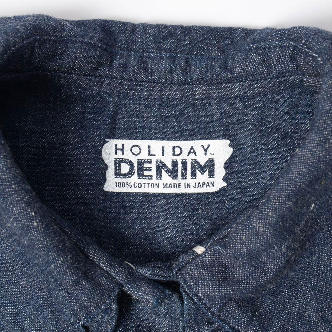 ホリデイ　PURITAN COLLAR DENIM SHIRT (O.WASH)