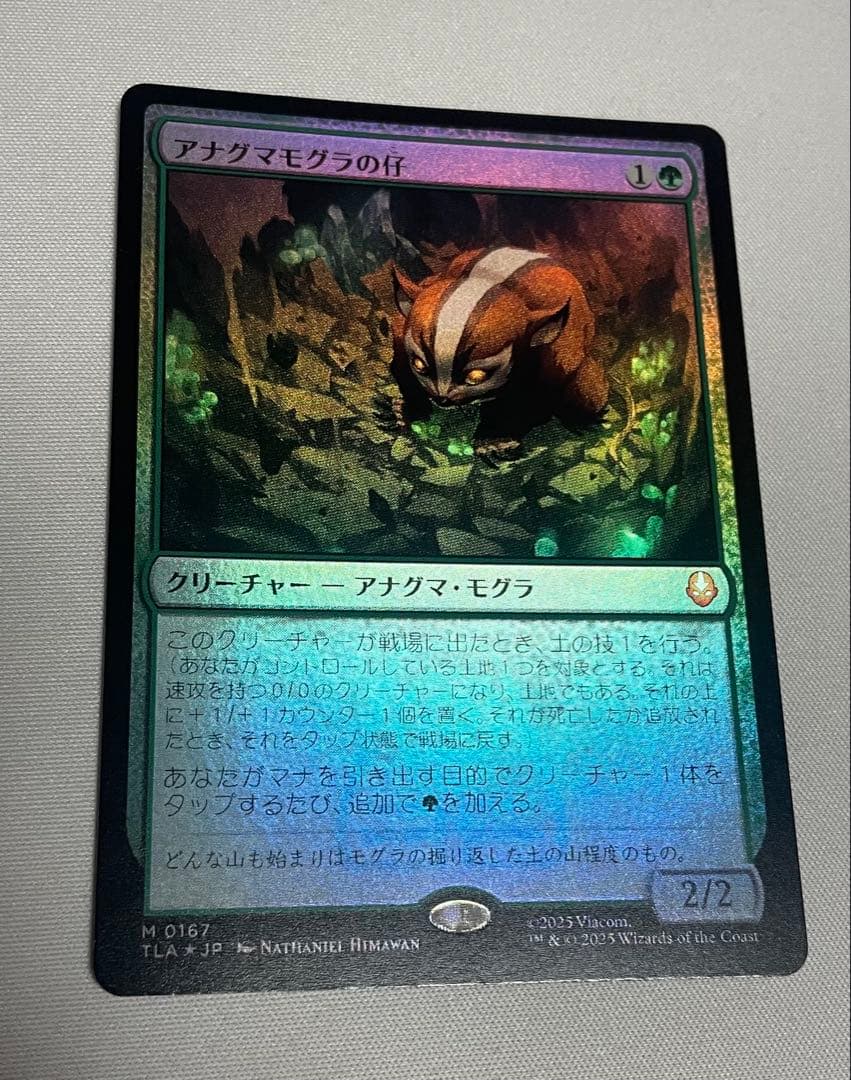 アナグマモグラの仔 日本語通常foil