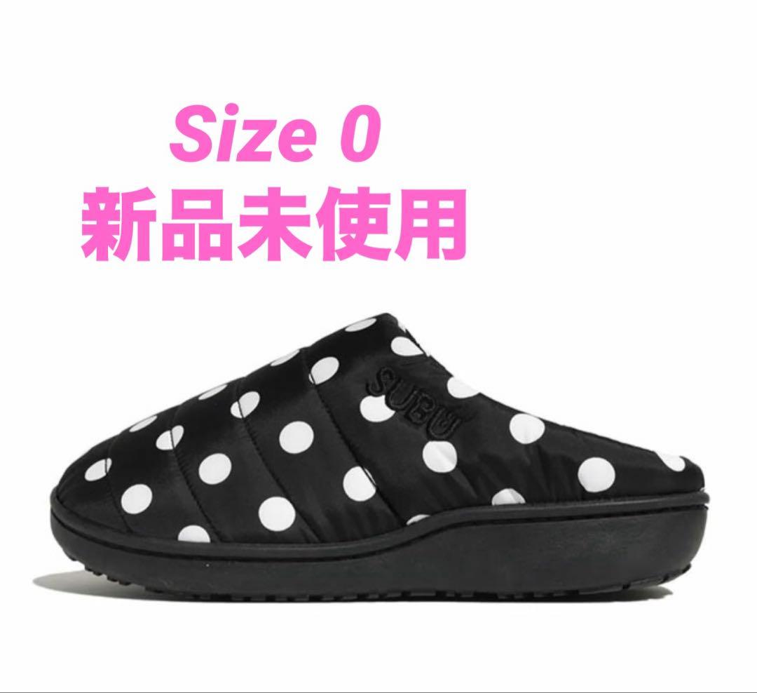 新品　未開封　SUBU ドット 水玉 0サイズ22-23.5 サンダル　スリッパ