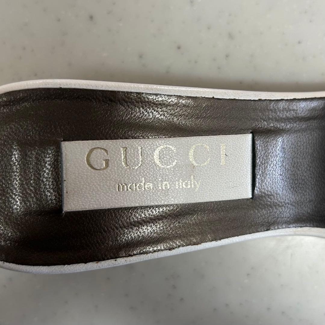 Y2K GUCCI グッチ 水色 ミュール サンダル GGキャンバス