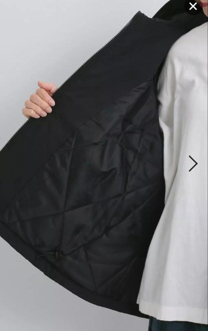 ちー ナチュランetrenne アウター コットンナイロン中綿ZIP