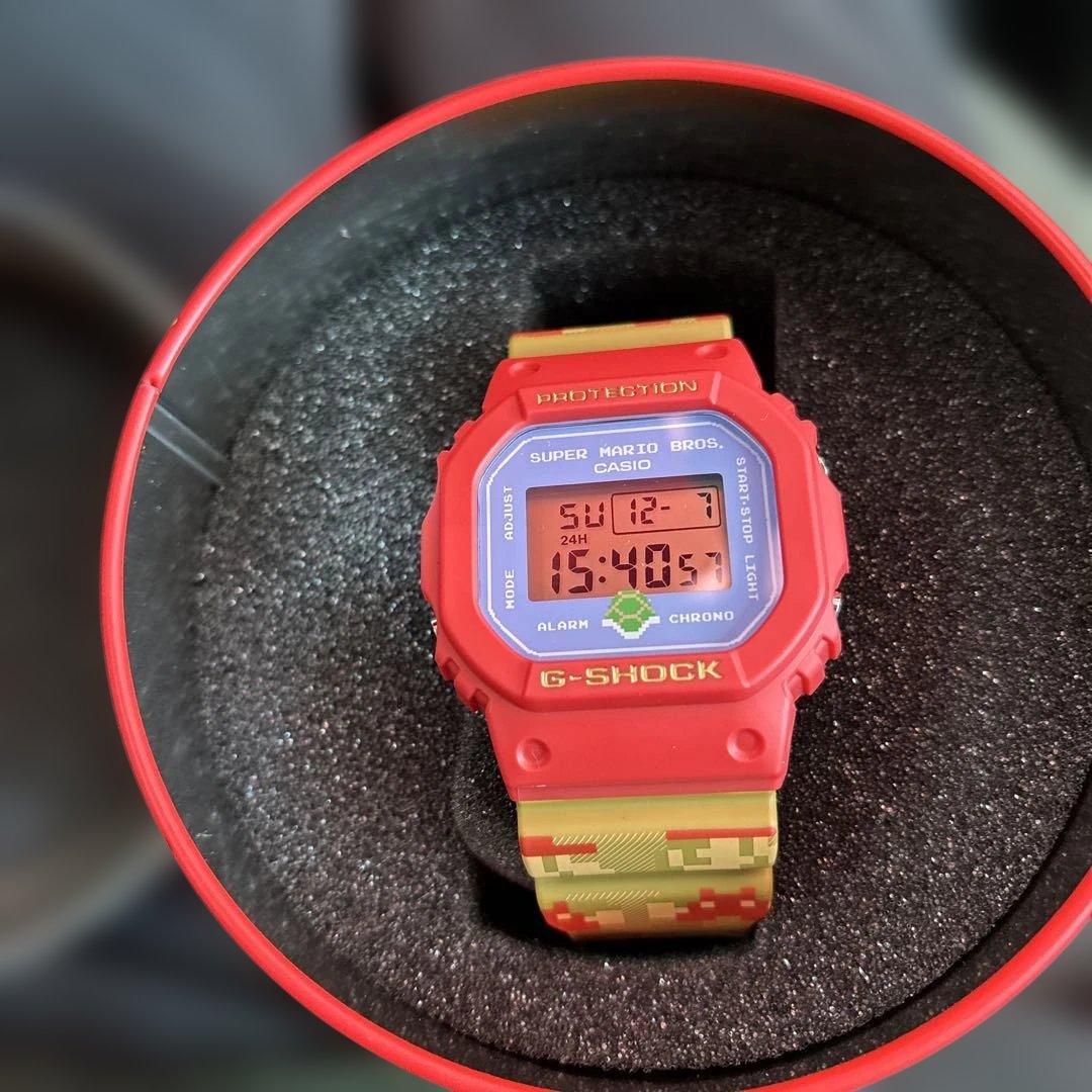 最安値‼️マリオコラボG-SHOCK腕時計