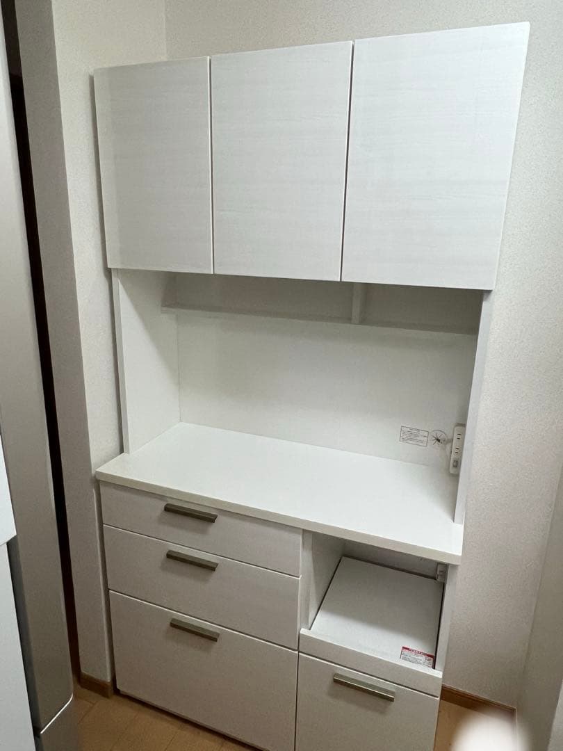 【12/19までのセール‼️送料込】ニトリ キッチンボード 100 食器棚