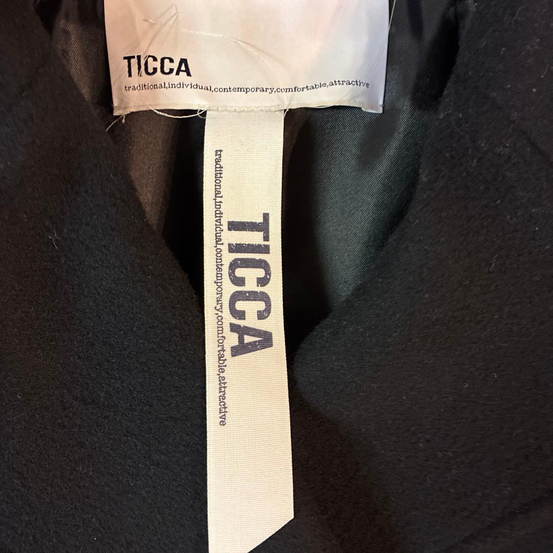郁*様 TICCA ブラック ピーコート