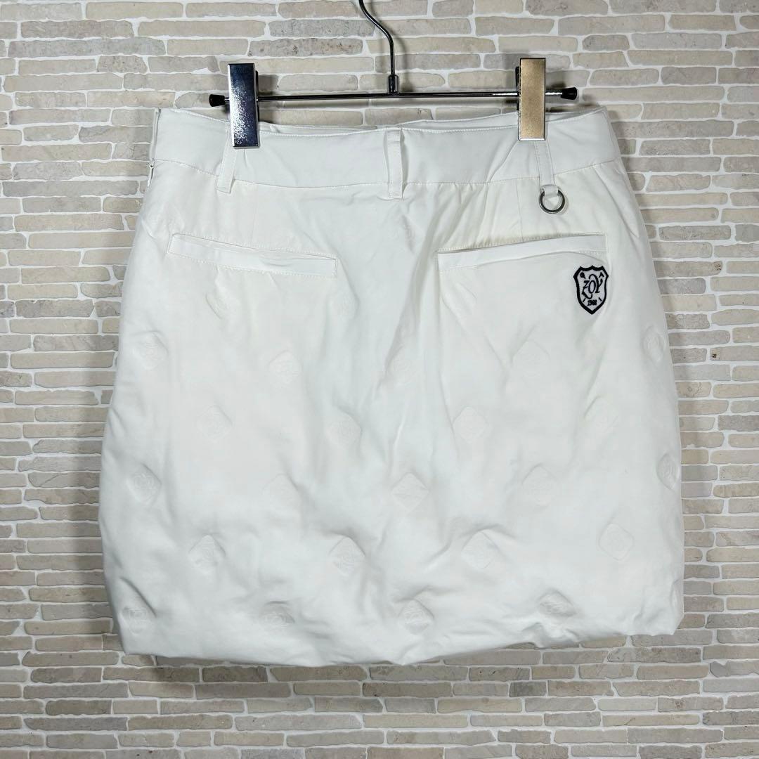 【ZOY】防寒・防風・撥水・ストレッチ 中綿スカート M 白