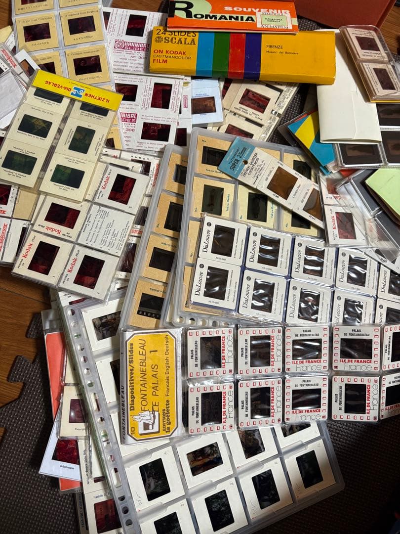 【650枚】スライドフィルム　シート　レア品