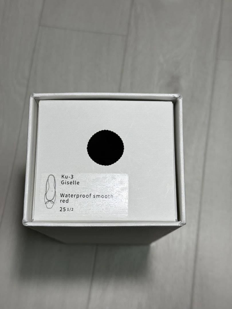 kurun 赤 バレエシューズ 25.5cm