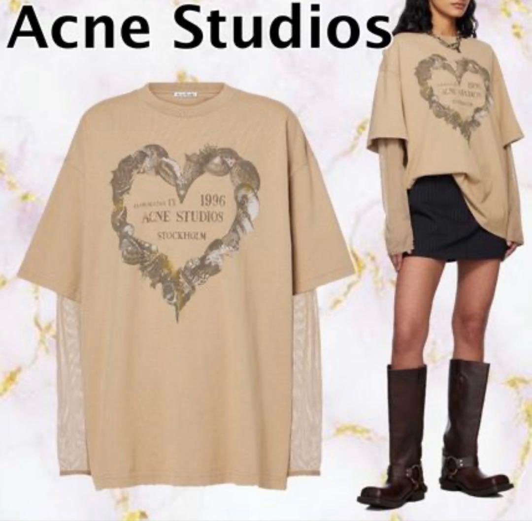acne studios レイヤードTシャツ