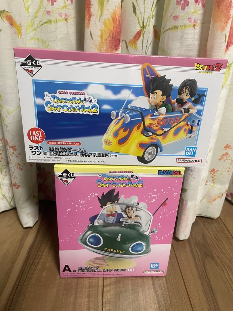 ドラゴンボール　一番くじ　ラストワン　孫悟飯&ビーデル 孫悟空&チチ　フィギュア