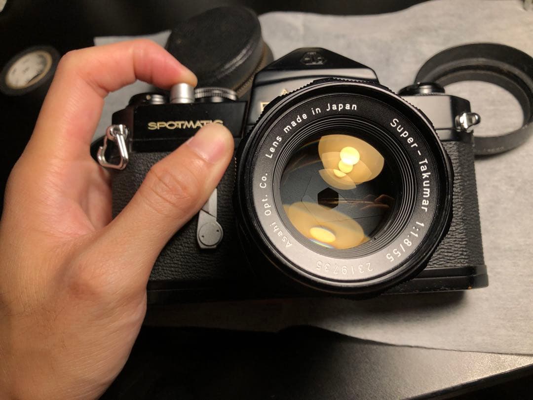 整備済 PENTAX SP レンズ55 1.8 付き フィルムカメラ 実用品