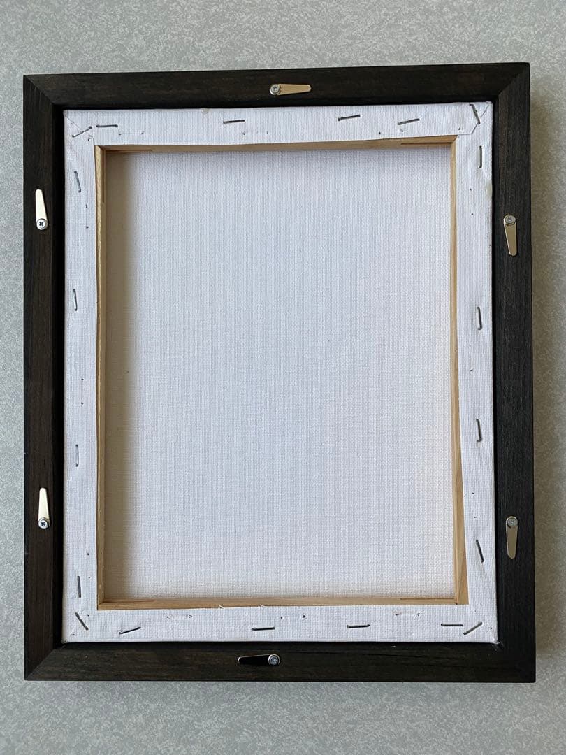 ギズモ☆　抽象画　「秋の日」「つばきの頃の赤富士」「わかる猫」額付き