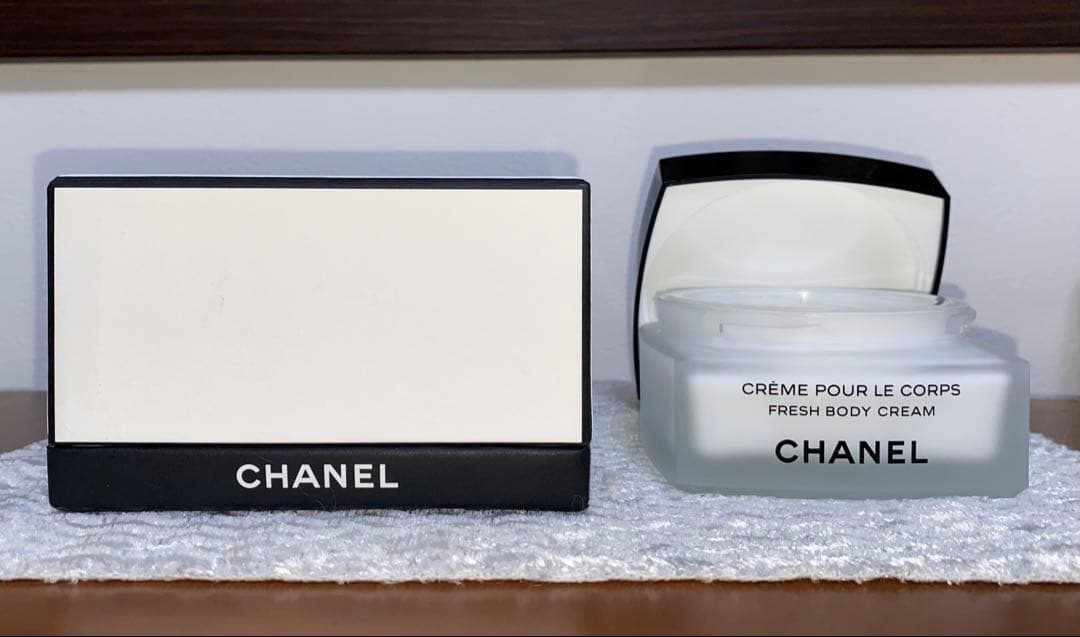 未使用近いCHANEL ボディクリーム レ ゼクスクルジフ フレッシュ　相乗効果