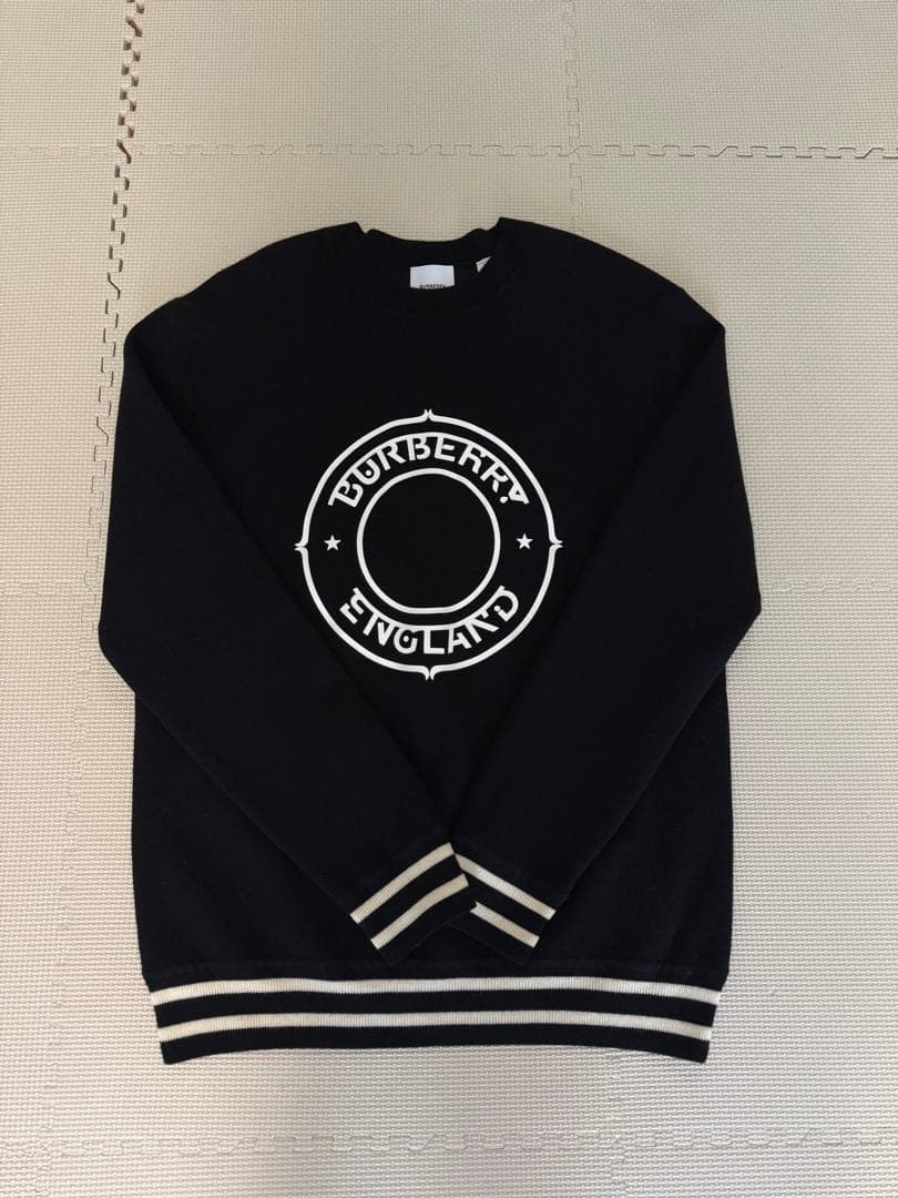 BURBERRY ブラック トレーナー S