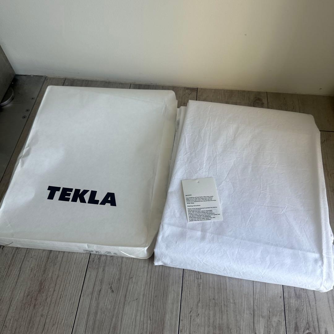 TEKLA フラットシーツ ダブルサイズ ホワイト