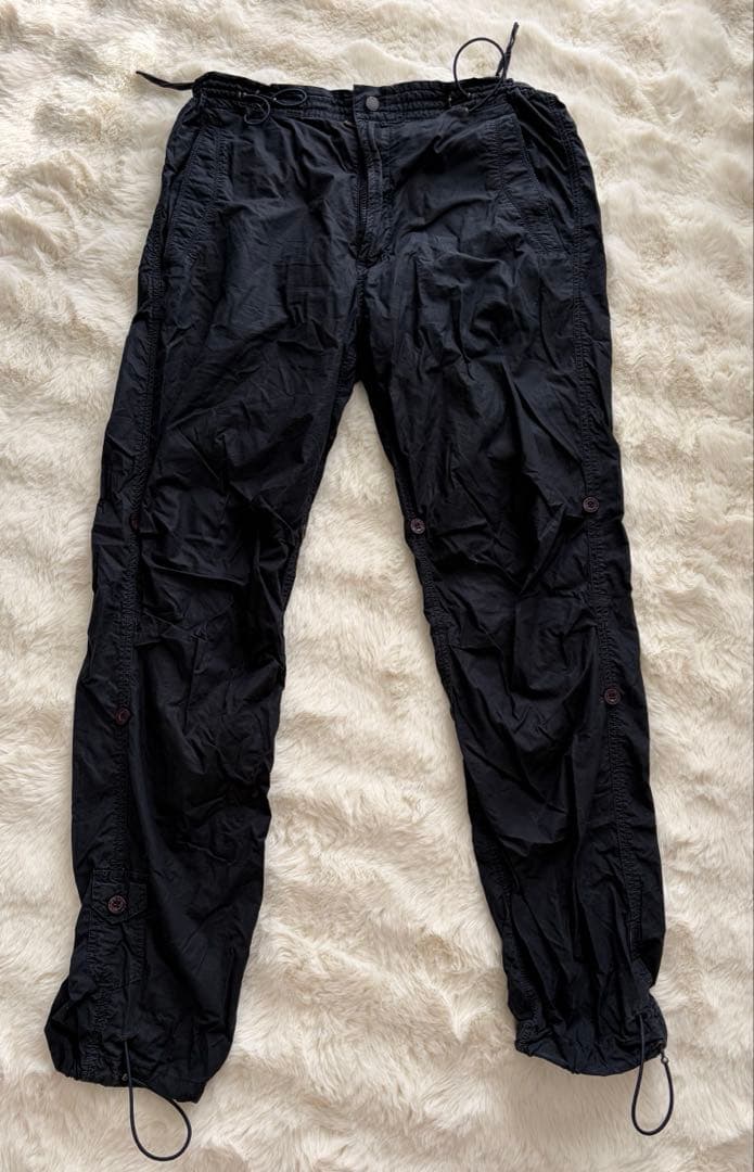 MAHARISHI ブラック ワークパンツ M-REG