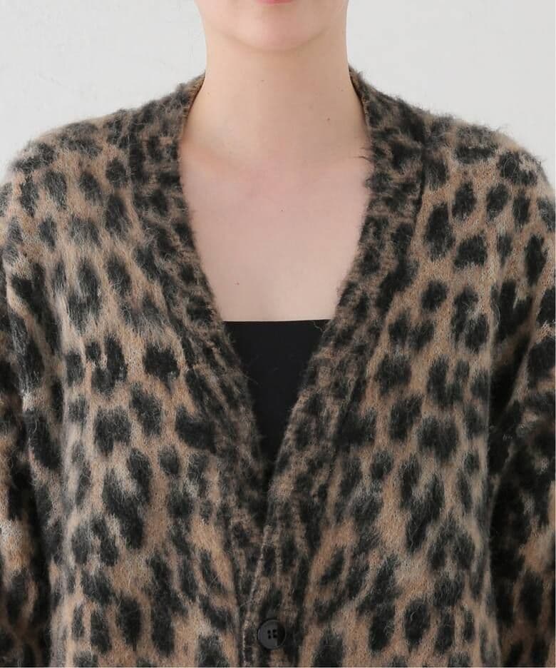 トップス LANEUS LEOPARD CARDIGAN