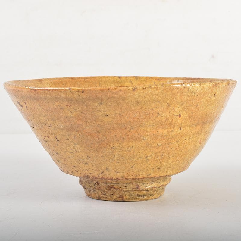 茶道具　伊羅保茶碗　銘「大黒」　仕覆付　 裏千家十一代玄々斎極め箱　MR6965