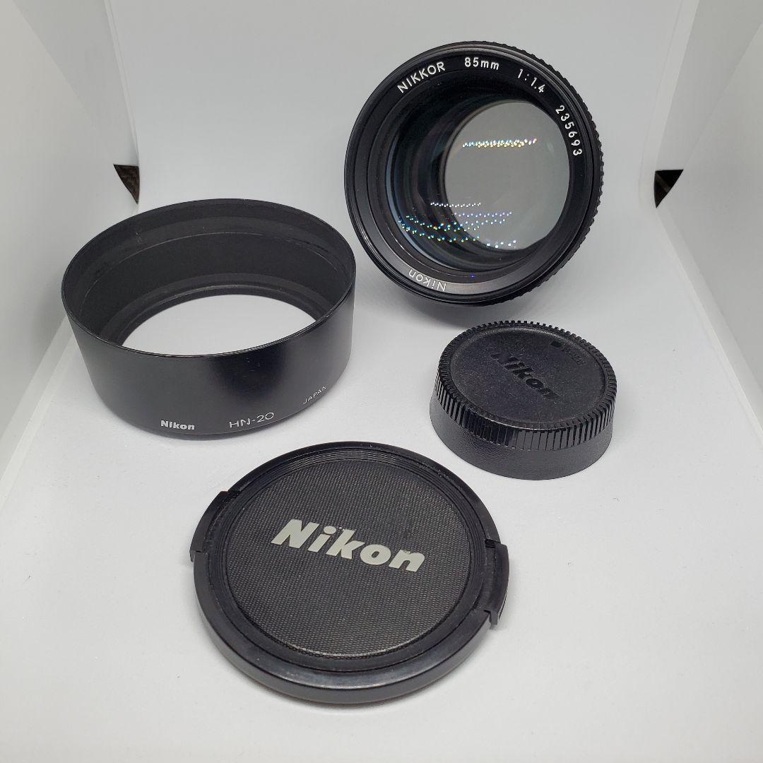 極美品 NIKON Ai-S NIKKOR 85mm F1.4